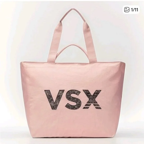 Victoria's Secret Pink and Black VSX Tote - Picture 1 of 3